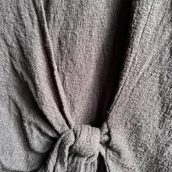 MADEWELL CROSSBODY BLACK BLOUSE - Picture 2 of 3